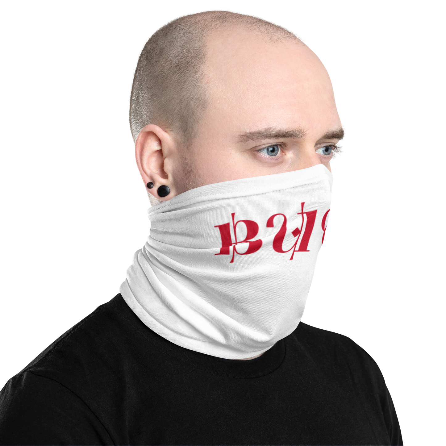 White BUTD Neck Gaiter
