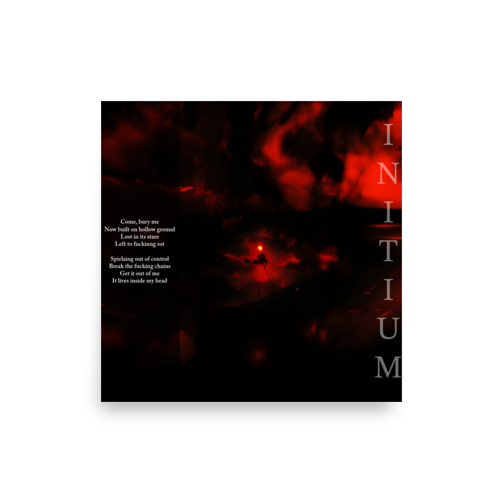INITIUM Song Cover Photo paper poster