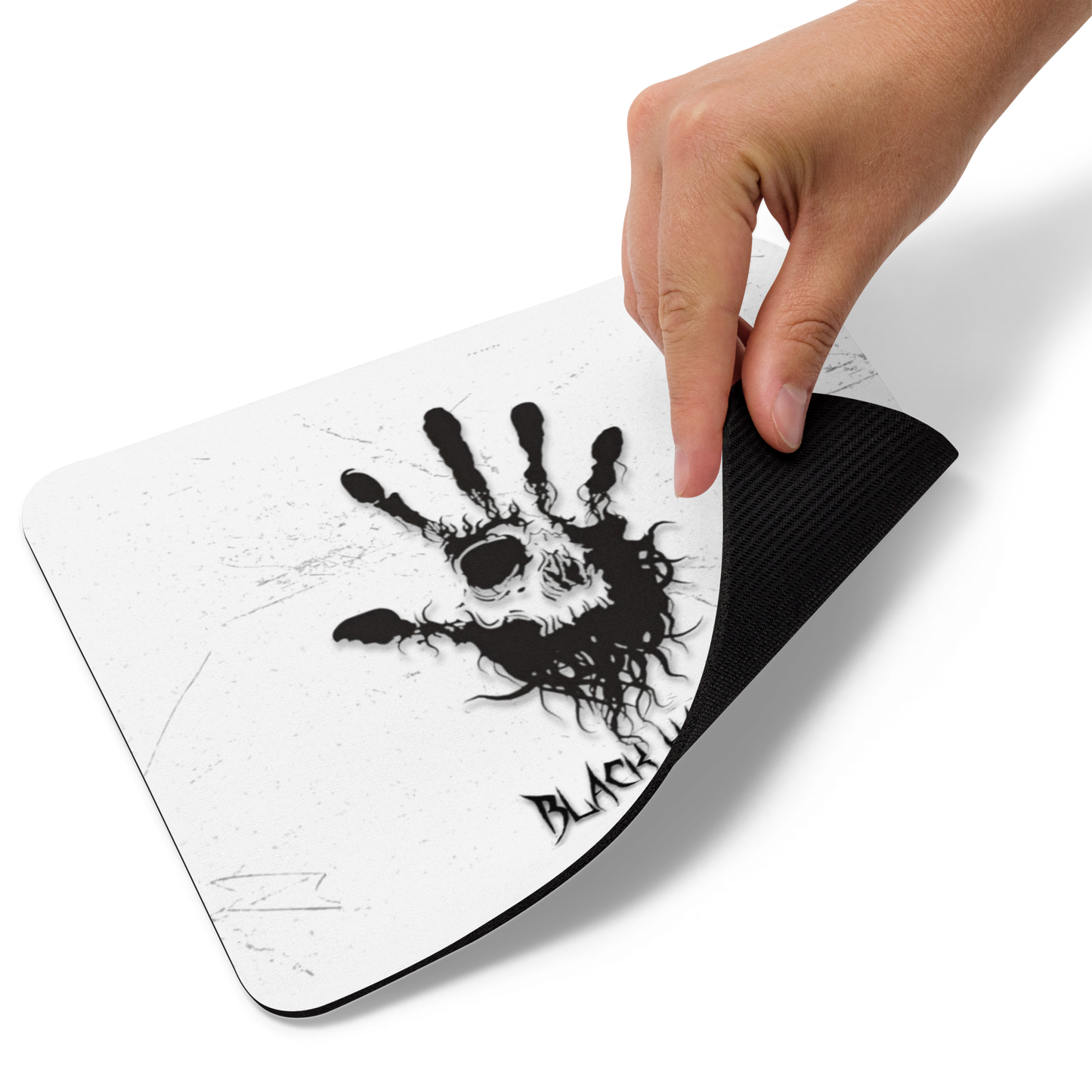 Black Hand Mouse pad